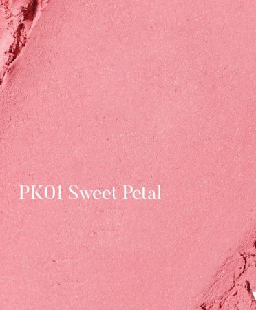 Мягкие румяна с сияющим финишем в нежном розовом оттенке The Saem Jelly Blusher PK01 Sweet Petal