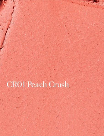 Мягкие румяна с сияющим финишем в персиковом оттенке The Saem Jelly Blusher CR01 Peach Crush 