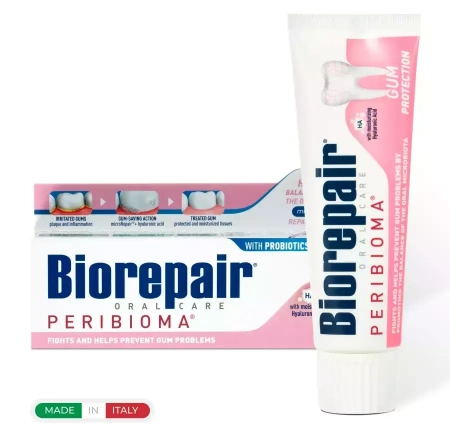 Зубная паста для защиты десен BIOREPAIR Peribioma Gum Protection