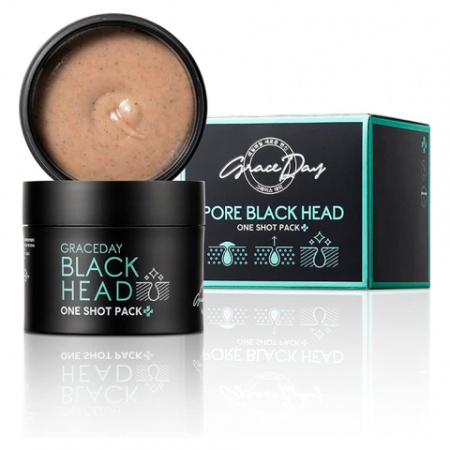 Глиняная маска от черный точек Grace Day Pore Black Head One Shot Pack