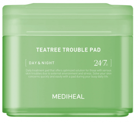 Антибактериальные тонер-пэды с чайным деревом Mediheal Teatree Trouble Pad