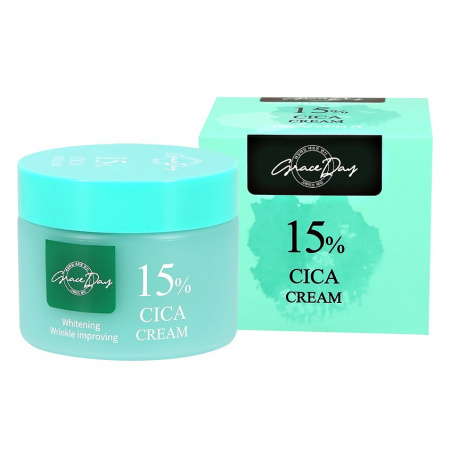 Смягчающий крем с центеллой азиатской Grace Day Cica 15% Cream