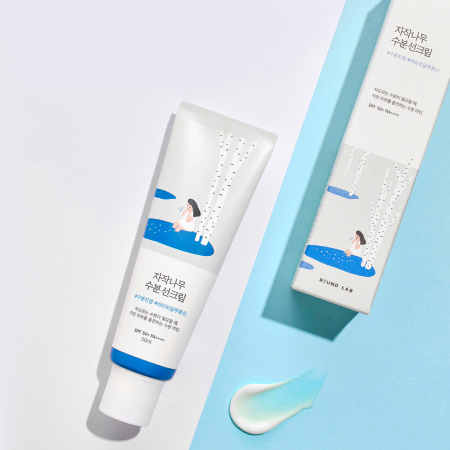 Увлажняющий солнцезащитный крем с берёзовым соком Round Lab Birch Juice Moisturizing Sun Cream SPF50+ PA++++