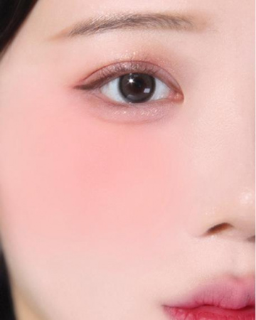 Мягкие румяна с сияющим финишем в ярком розовом оттенке The Saem Jelly Blusher PK02 Scarlet Pink     
