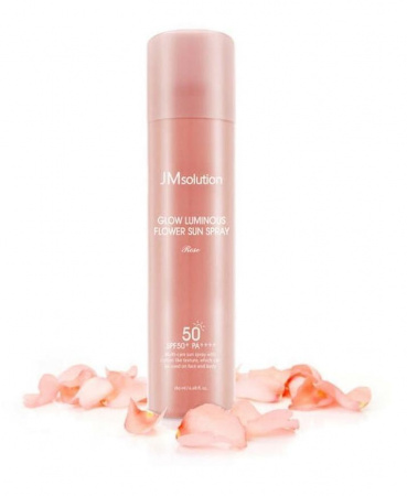 Солнцезащитный спрей JMsolution Glow Luminous Flower Sun Spray SPF50+ PA++++