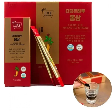 SINGI Сироп из 100% корейского красного женьшеня 6Years Old Korean Red Ginseng 10 мл х 30 шт.