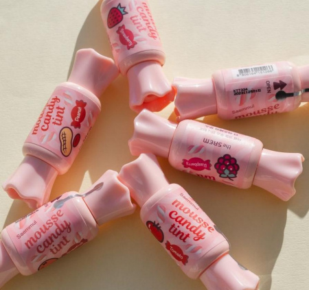 Тинт-мусс для губ Конфетка Оттенок 07 Dark Cherry The Saem Saemmul Mousse Candy Tint